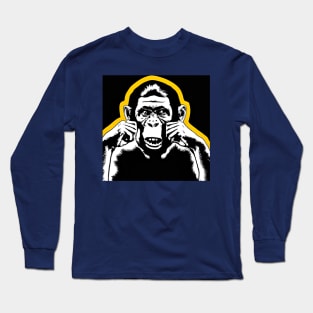 Sad Ape Long Sleeve T-Shirt